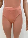 Solid Mesh Jumspuits With Underwear 3 Piece Sets XYKF-9275