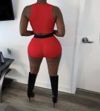 Sexy Vest Top And Shorts Tight 2 Piece Sets XYF-9093