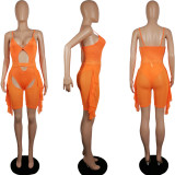 Sexy Solid Ruffled Swimsuit 2pcs Beachwear MIL-210