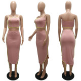 Sexy Cami Top Bodycon Skirt 2 Piece Sets MAE-2086