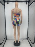 Paisley Print Cami Top And Shorts 2 Piece Sets GLF-8134