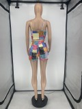 Paisley Print Cami Top And Shorts 2 Piece Sets GLF-8134