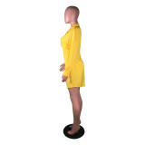 Long Sleeve Casual Shirt Dress MK-3031