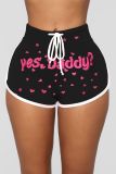 Casual Printed Drawstring Shorts WY-6789