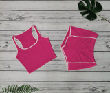 Casual Sports Tank Top And Shorts 2 Piece Sets WY-6781