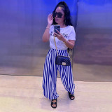 Casual Printed T Shirt And Pants 2 Piece Sets SFY-MM003