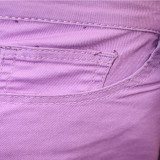Plus Size Denim Tassel Jeans Shorts SH-3778