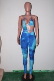 Sexy Tie-Up Print Bra And Pants Sets SH-390150