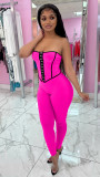 Sexy Tube Top And Pants Two Piece Sets MAE-2098