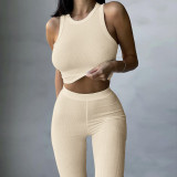 Sport Casual Vest And Pants Two Piece Sets ME-S879