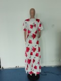 Plus Size Fashion Sexy Print Dress WPF-80078