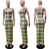 Fashion Sexy Print Slim Long Dress WY-6824