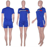 Casual Sports T Shirt And Shorts 2 Piece Sets SH-390166