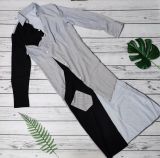 Sexy Printed Long Sleeve Irregular Shirt Dress WY-6818