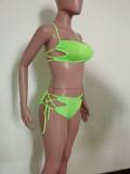 Sexy Swimsuit Cami Top Triangles Bikinis Sets AWF-5857