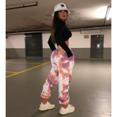 Casual Printed Sports Long Pants YIY-5314