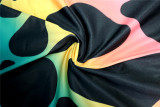 Plus Size Colorful Printed Sleeveless Maxi Dress HEJ-S6057