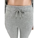 Solid Fleeced Hoodie Pile Pants Two Piece Sets HHF-9100