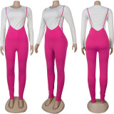Sexy Slim Print Jumpsuit Two Piece Sets FSXF-236