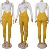 Sexy Slim Print Jumpsuit Two Piece Sets FSXF-236