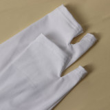Solid Color Backless Long Sleeve Maxi Dress NY-2034