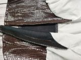 Sexy PU Leather Patchwork Slim-Wiast Top WY-6865
