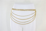 Personality Multi-layer Metal Waist Chain BYCF-fb1190