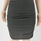 Sexy Off Shoulder Sleeveless Mini Dress CJF-BC3022