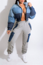Winter Thick Padded Cotton Zipper Jacket ZSD-0430