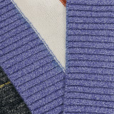 Knitted Striped Full Sleeve Saweater Cardigan FSXF-F331