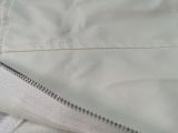 PU Leather Patchwork Back Zipper Slim-Waist Midi Dress WY-6860