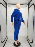 Casual Hooded Long Sleeve 2 Piece Pants Set SMF-81124