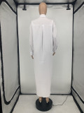 Solid Full Sleeve Casual Long Shirt GLF-10077