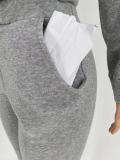 Solid Fleece Hoodies Stacked Pants Two Piece Sets XYKF-9302