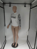 Leopard Print Turtleneck Long Sleeve Top BLI-2196-1