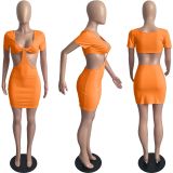 Sexy Elegant Slim Cutout Dress FSL-F170