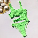 Sexy Hollow Out Bikini One-Piece Swimsuit CASF-8971