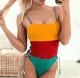 Sexy Patchwork Swimsuit Bikini Set CASF-6016