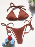 Solid Sexy Swimsuits Bikini 4 Piece Sets CASF-6314