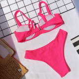 Sexy Underwired Bikini Swimsuit Two Piece Set CSYZ-W19218 