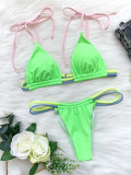 Sexy Triangle Bikini Two Piece Sets CASF-6297