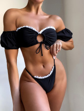 Sexy Tube Top Swimsuit Two Piece Set CSYZ-B245 