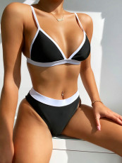 Patchwork Sexy Triangle Swimsuit Tankini Sets CSYZ-B208W