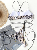 Sexy Leopard Print Swimsuit Two Piece Sets CSYZ-B513Q 