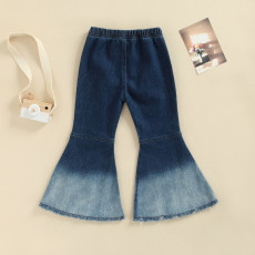 Kids Girl Denim Flared Jeans Pants YKTZ-2215