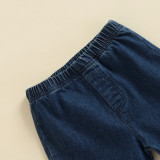Kids Girl Denim Flared Jeans Pants YKTZ-2215