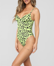 Leopard Sexy Bikinis One Piece Swimsuit CASF-8954
