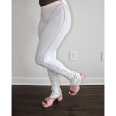 Solid Fitness Yoga Tight Stacked Pants GCNF-0157