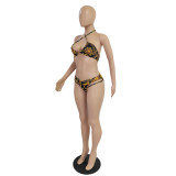Sexy Printed Bikini 3 Piece Sets GCNF-0128