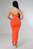 Sexy Hollow Out Sling Maxi Dress ZNF-9130